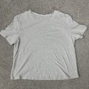 Women's Members Mark Heather Gray Boyfriend Tee